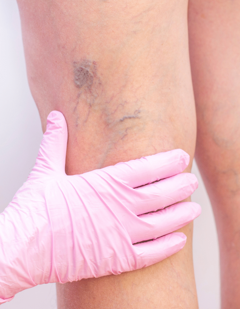 Varicosités jambes – petits vaisseaux apparents sous la peau – traitement esthétique Paris Centre du Champ de Mars