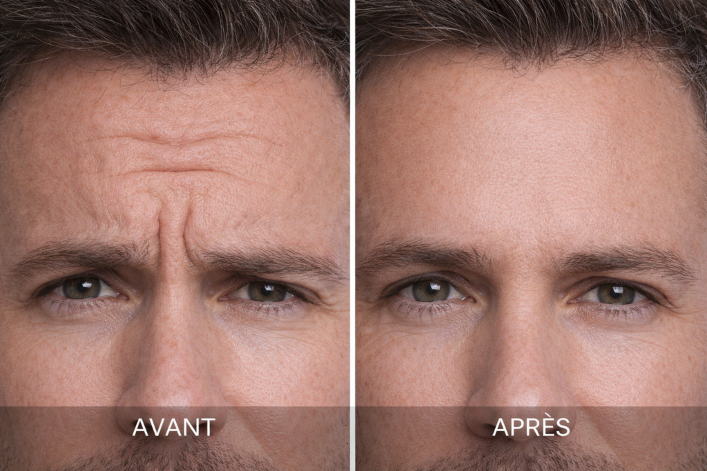 botox homme avant apres paris