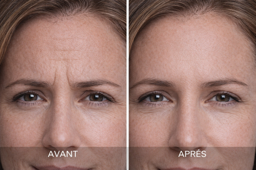 botox naturel avant apres paris resultat discret harmonieux rides visage