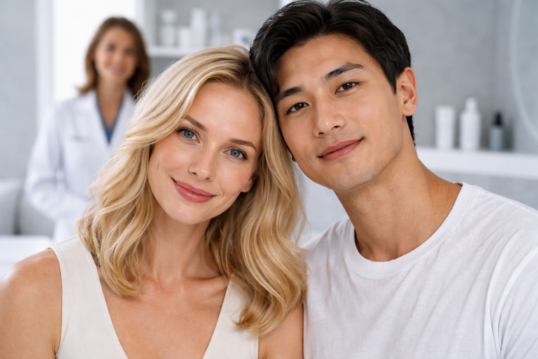 resultat injection acide hyaluronique visage naturel securite paris